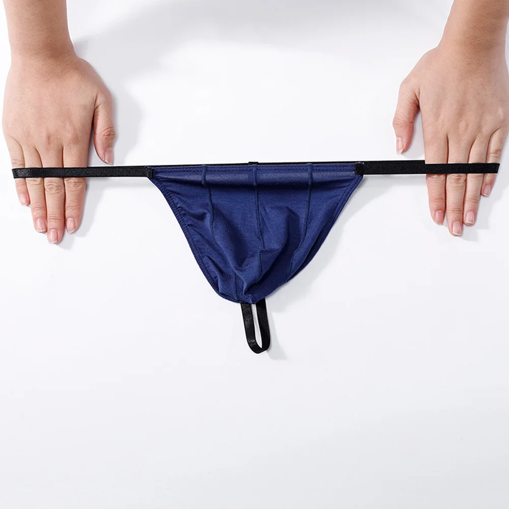 

Mens Thongs Briefs Modal Underpants T-Back Panties Ultra Thin Bikini G-Strings Low Rise Bulge Pouch Underwear Erotic Lingerie