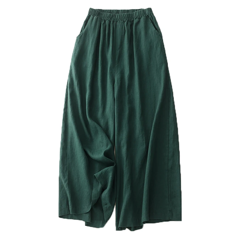Cotton hemp high waist wide leg pants women 2024 summer Korean casual straight Nine Cent thin Literary Skirt pants female R534
Cotton hemp high waist wide leg pants women 2024 summer Korean casual straight Nine Cent thin Literary Skirt pants female R534