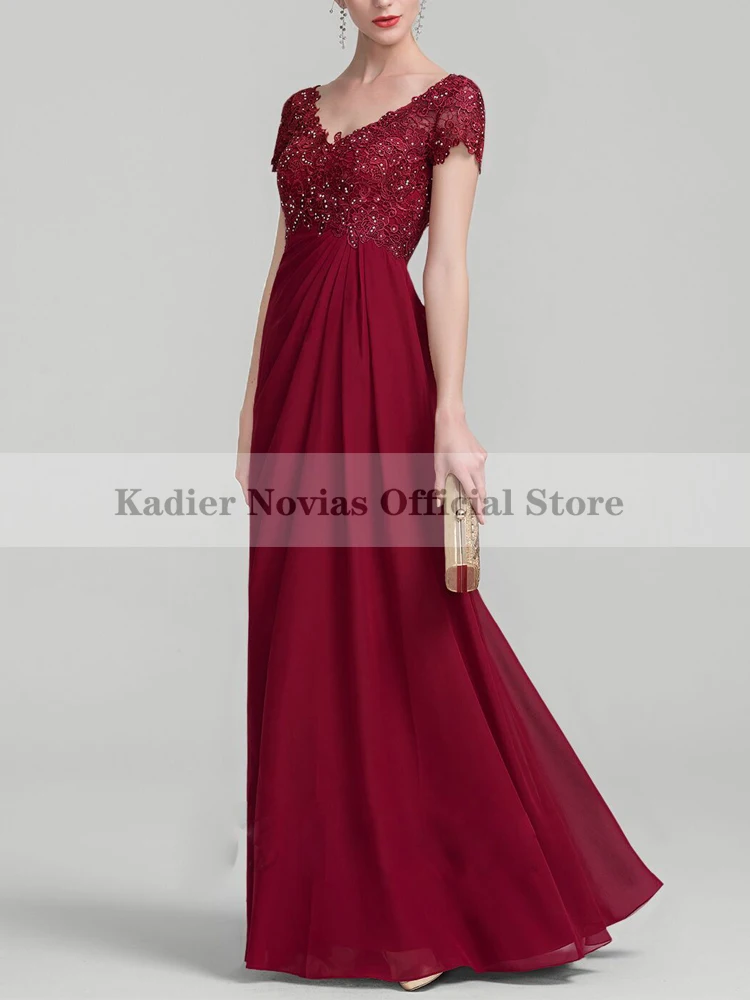 Kadier Novias Long Burgundy Chiffon Mother of the Bride Dresses 2023 with Sleeves Women's Dresses for Party Wedding Party Dress
Kadier Novias Long Burgundy Chiffon Mother of the Bride Dresses 2023 with Sleeves Women's Dresses for Party Wedding Party Dress