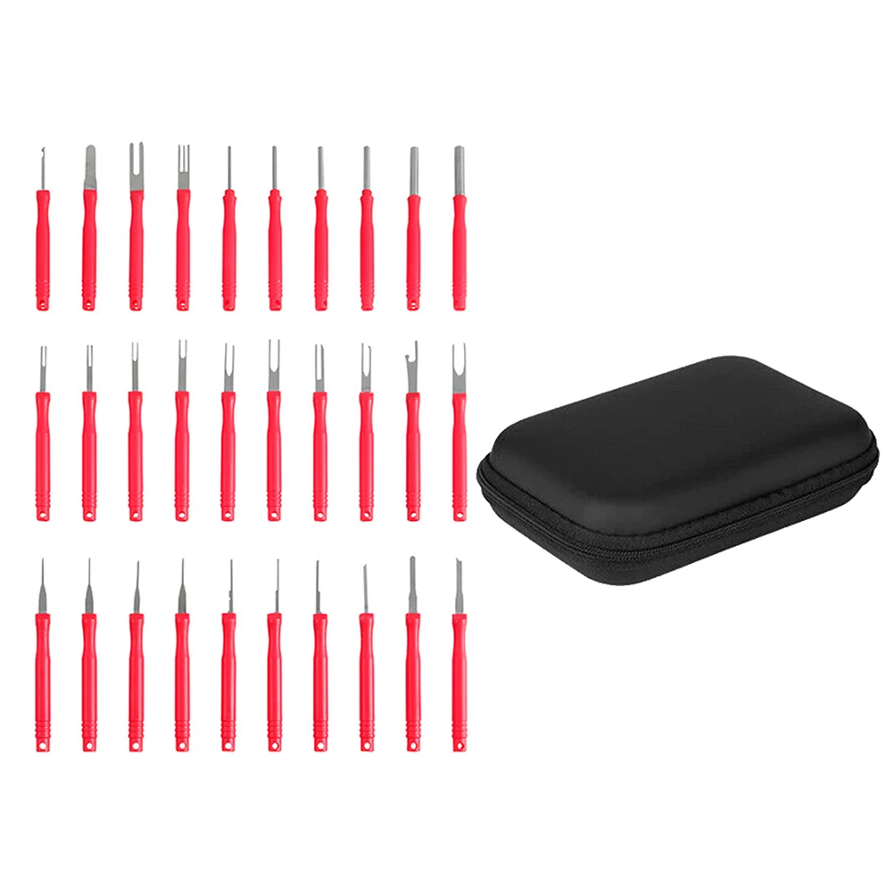 30PCS Optional Wire Terminal Removal Tools With Box Stainless Steel 301 Material For Automotive Motorcycle Household Appliance
30PCS Optional Wire Terminal Removal Tools With Box Stainless Steel 301 Material For Automotive Motorcycle Household Appliance