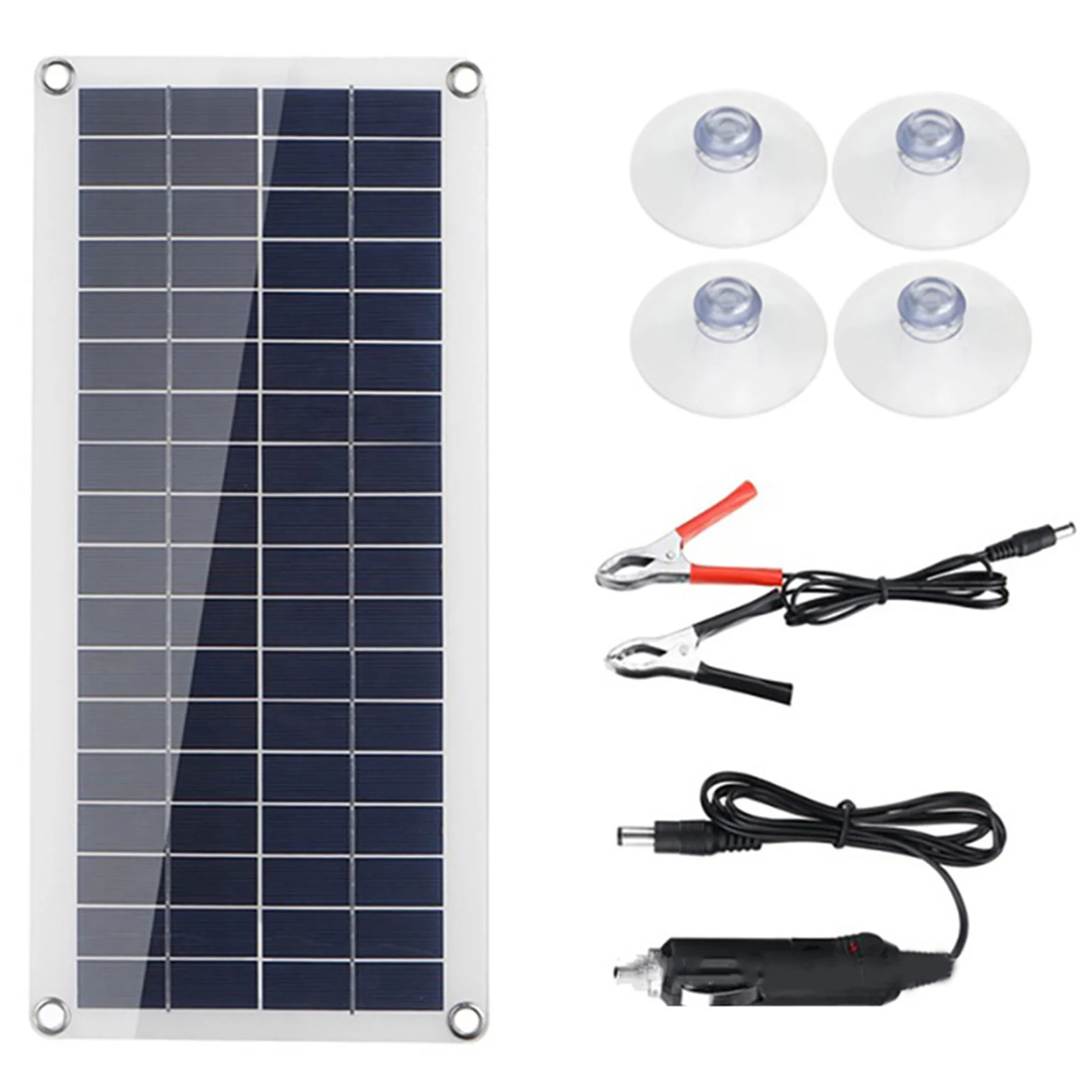 Solar Panel Kit 12V 20W Battery Charger Camping Mobile Phone Charging Bank Charging Panel Maintenance Boat RV Car Solar Charger
Solar Panel Kit 12V 20W Battery Charger Camping Mobile Phone Charging Bank Charging Panel Maintenance Boat RV Car Solar Charger