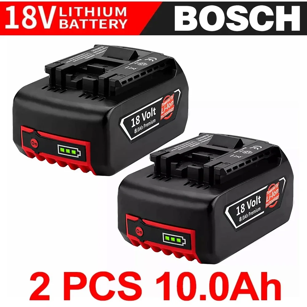 

NEW 18V 10000mAh Ersatz Batterie für Bosch 18V Professionelle System Cordless Werkzeuge BAT609 BAT618 GBA18V80 21700 Zelle