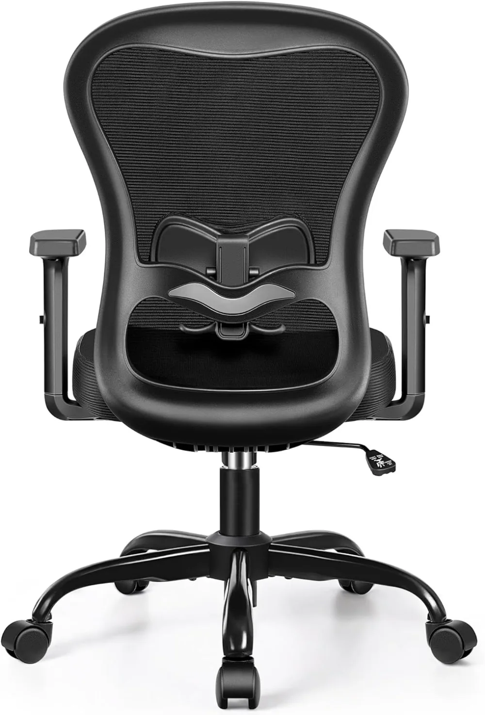 

Офисный стул Primy, эргономичный компьютерный стол, стул с высокой спинкой из дышащей сетки с регулируемой поддержкой поясницы, 2D подлокотниками