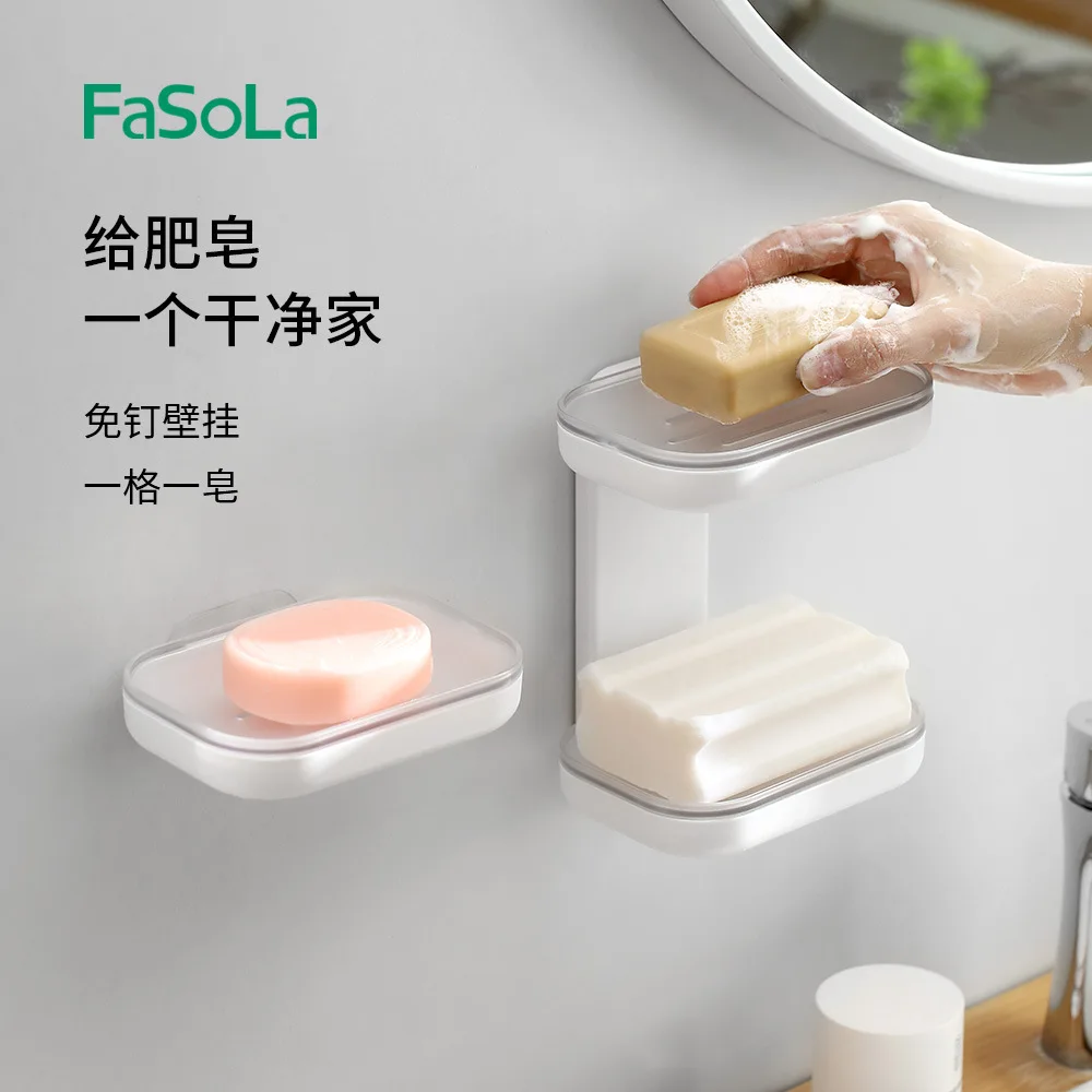 Youpin Double Wall Hung Soap Box Toilet Leaching Shelf Punch Free Detachable Easy To Install and Clean
Youpin Double Wall Hung Soap Box Toilet Leaching Shelf Punch Free Detachable Easy To Install and Clean