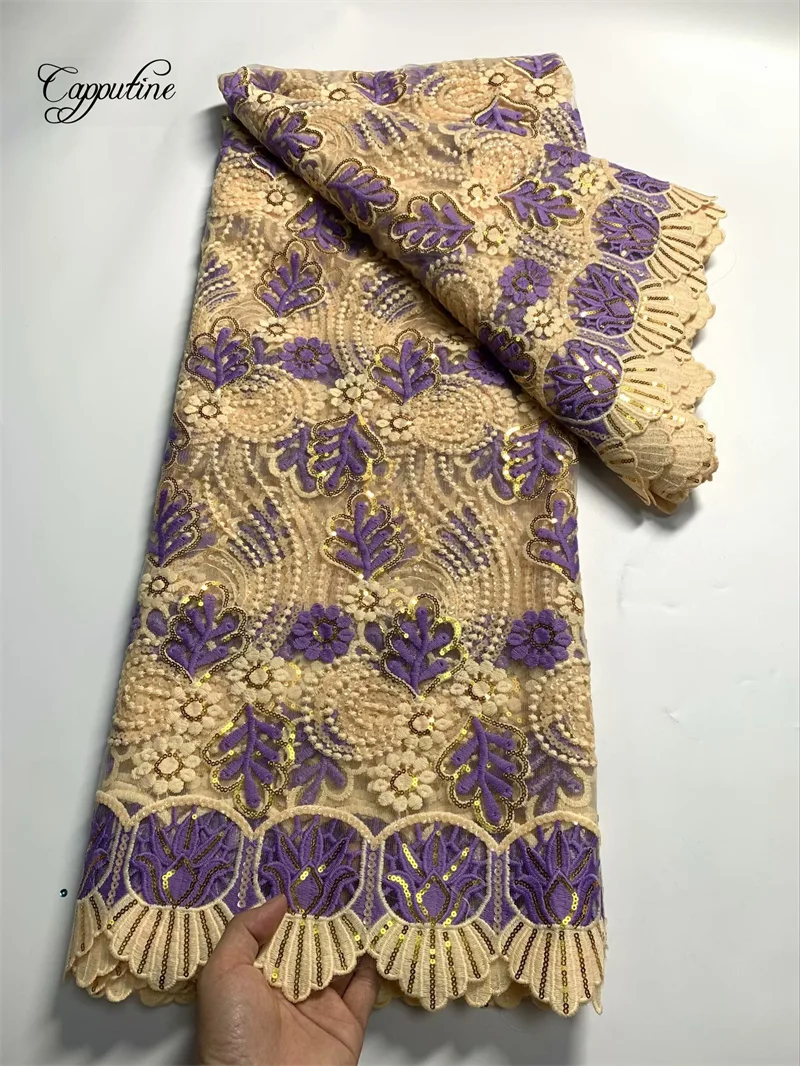 5 Yards African Sequins Lace Fabric Nigerian Embroidered Tulle Mesh Cloth French Net Material Tissu Africain En Dentelle ZN5
5 Yards African Sequins Lace Fabric Nigerian Embroidered Tulle Mesh Cloth French Net Material Tissu Africain En Dentelle ZN5