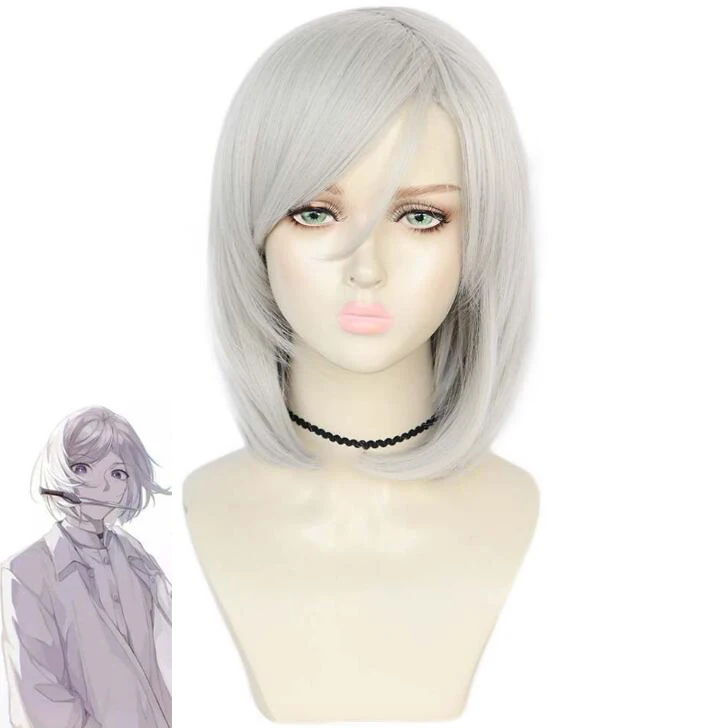 Anime Akudama Drive Cutthroat Satsujinki Short Wig Cosplay Costume Heat Resistant Synthetic Hair Men Women Wigs
Anime Akudama Drive Cutthroat Satsujinki Short Wig Cosplay Costume Heat Resistant Synthetic Hair Men Women Wigs