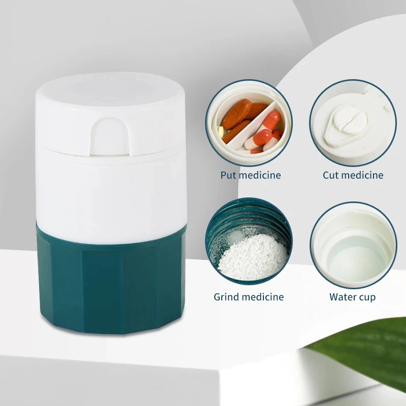 New Xiaomi Multifunction Portable 4 Layer Powder Tablet Grinder Powder Pill Cutter Medicine Splitter Box Storage Pill Crusher
New Xiaomi Multifunction Portable 4 Layer Powder Tablet Grinder Powder Pill Cutter Medicine Splitter Box Storage Pill Crusher