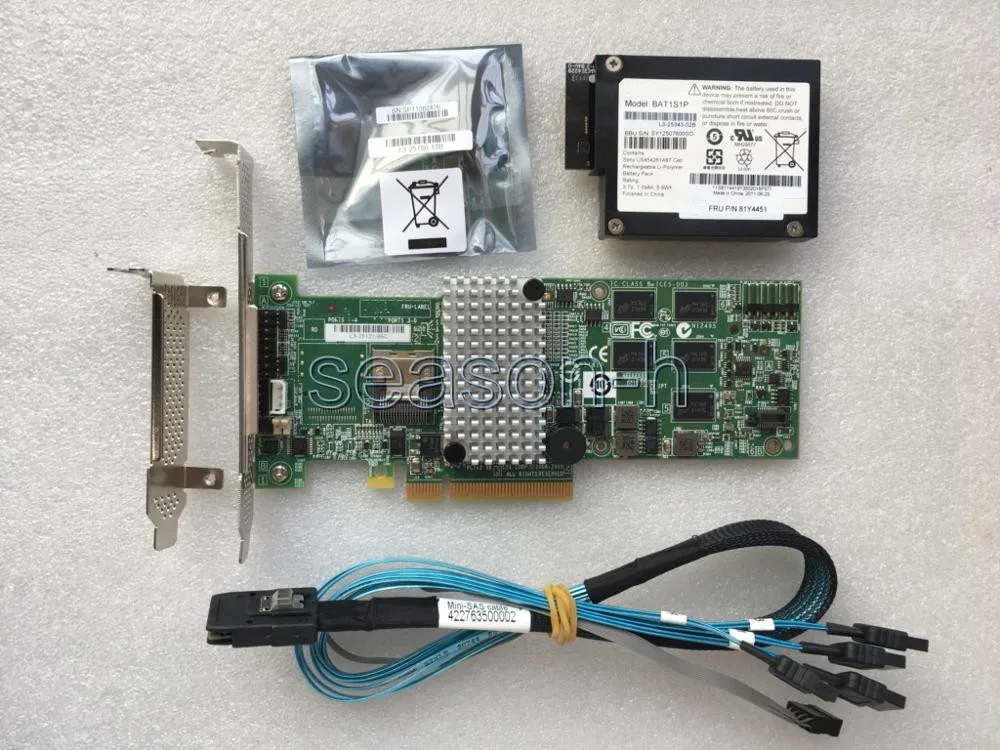 MegaRAID 9260-4i, 4-портовая, 6 ГБ/сек. PCI-E RAID CARD + BBU08 + 8087 кабель + 2,0 ssd ключ
MegaRAID 9260-4i, 4-портовая, 6 ГБ/сек. PCI-E RAID CARD + BBU08 + 8087 кабель + 2,0 ssd ключ