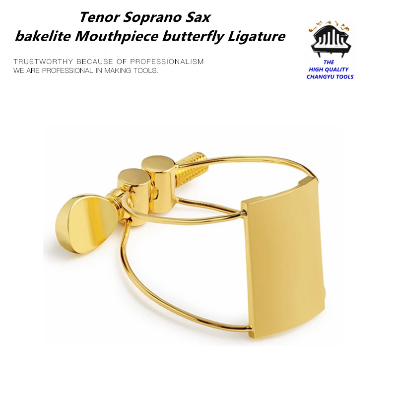 Tenor Soprano Saxophone bakelite Mouthpiece butterfly Ligature Saxophone accessories Saxophone Ligature saxophone Parts
Tenor Soprano Saxophone bakelite Mouthpiece butterfly Ligature Saxophone accessories Saxophone Ligature saxophone Parts