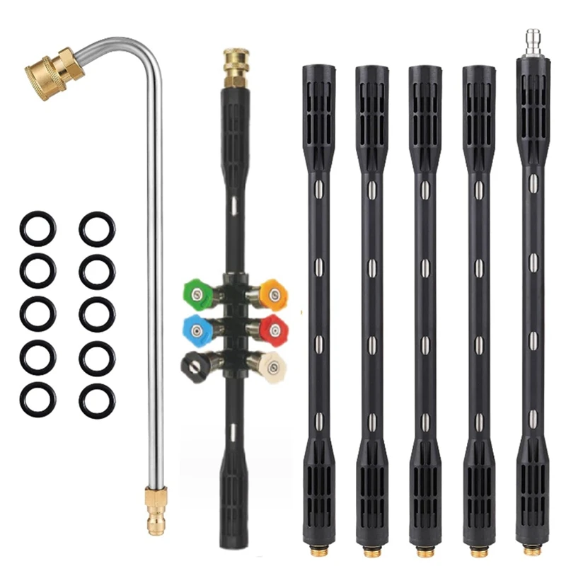 Gutter Cleaning Tool 1/4Inch Gutter Cleaning Tools From The Ground, Power Washer Extension Pole, Curved Rod
Gutter Cleaning Tool 1/4Inch Gutter Cleaning Tools From The Ground, Power Washer Extension Pole, Curved Rod