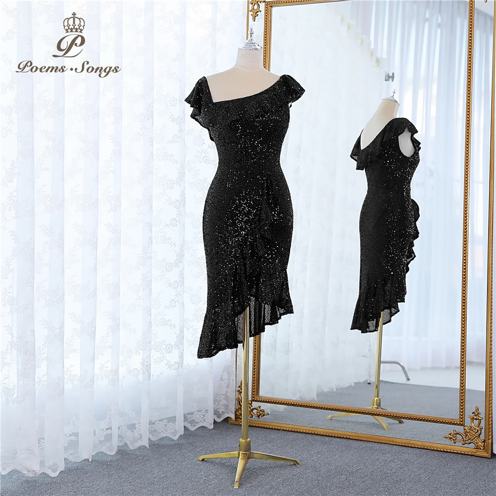Sexy black short Mermaid Evening Dress Party dresses for weddings Bridesmaid dress women party dress prom dresses
Sexy black short Mermaid Evening Dress Party dresses for weddings Bridesmaid dress women party dress prom dresses