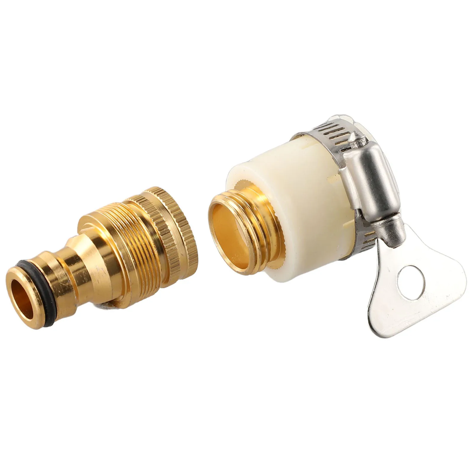 Tap Connector Faucet Adapter Copper Plating Pipe Washing Machines Water Hose White&Gold 1 Set 15-23mm Dishwashers
Tap Connector Faucet Adapter Copper Plating Pipe Washing Machines Water Hose White&Gold 1 Set 15-23mm Dishwashers