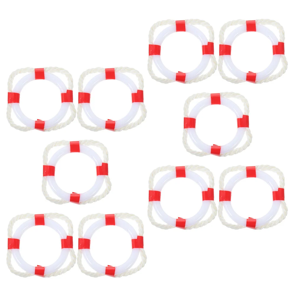 10 Pcs Mini Life Buoy House Ornaments Decoration Miniature Swim Rings Decors Adorns Plaything Model Swimming Photo Props
10 Pcs Mini Life Buoy House Ornaments Decoration Miniature Swim Rings Decors Adorns Plaything Model Swimming Photo Props