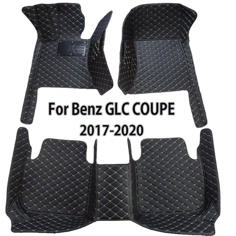 

Автомобильные коврики для BENZ GLC COUPE SUV X253 C253 2017 2018 2019 2020, индивидуальные подкладки для ног, искусственная Обложка, аксессуары для интерьера