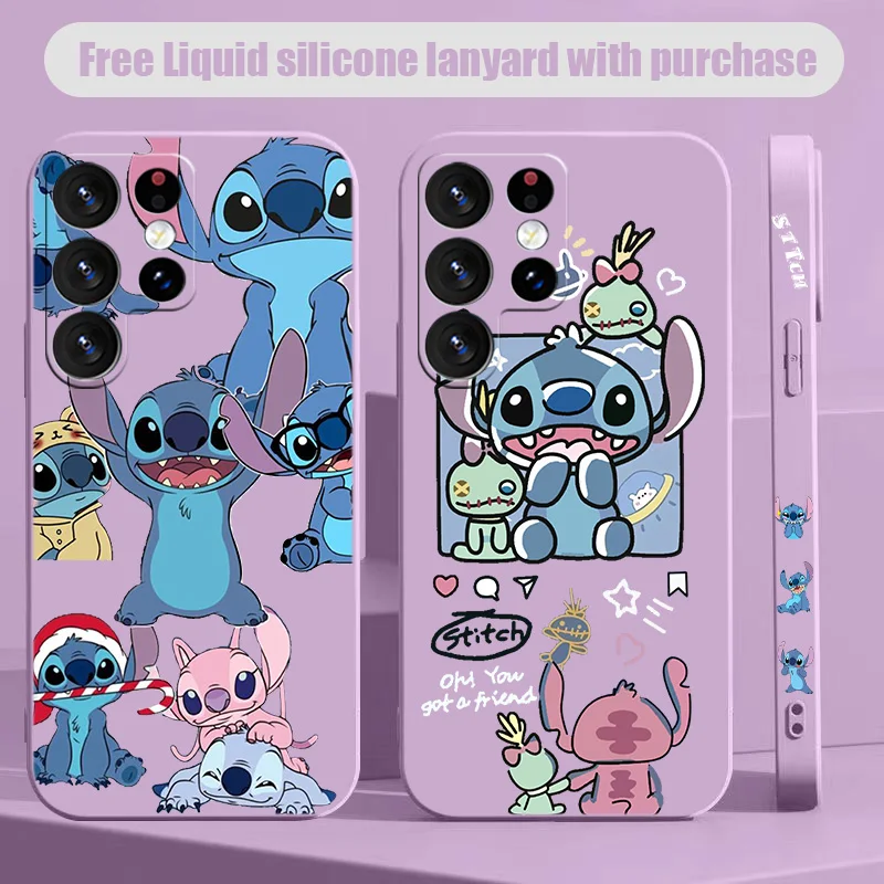 Disney Handsome Stitch For Samsung S10 S20 S21 S22 S23 S24 S10e Plus Lite Ultra FE Liquid Left Rope Phone Case Funda Shell Cover
Disney Handsome Stitch For Samsung S10 S20 S21 S22 S23 S24 S10e Plus Lite Ultra FE Liquid Left Rope Phone Case Funda Shell Cover