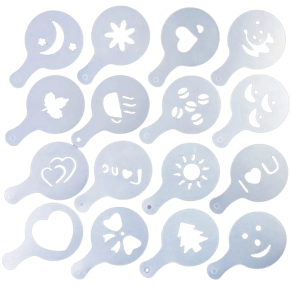 Cappuccino Coffee Art Stencils Template Strew Flowers Pad Duster Spray for Coffee Decoration
Cappuccino Coffee Art Stencils Template Strew Flowers Pad Duster Spray for Coffee Decoration