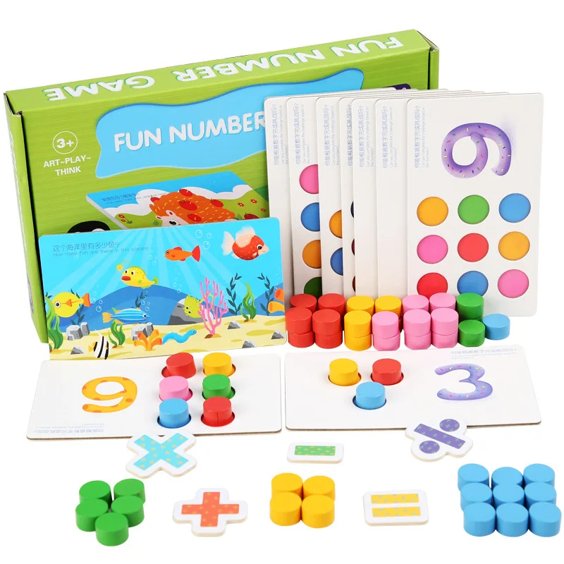 Children Puzzle Math Toys Color Number Card Matching Game Montessori Educational Learning Cognition Toys Preschool Teaching Aids
Children Puzzle Math Toys Color Number Card Matching Game Montessori Educational Learning Cognition Toys Preschool Teaching Aids