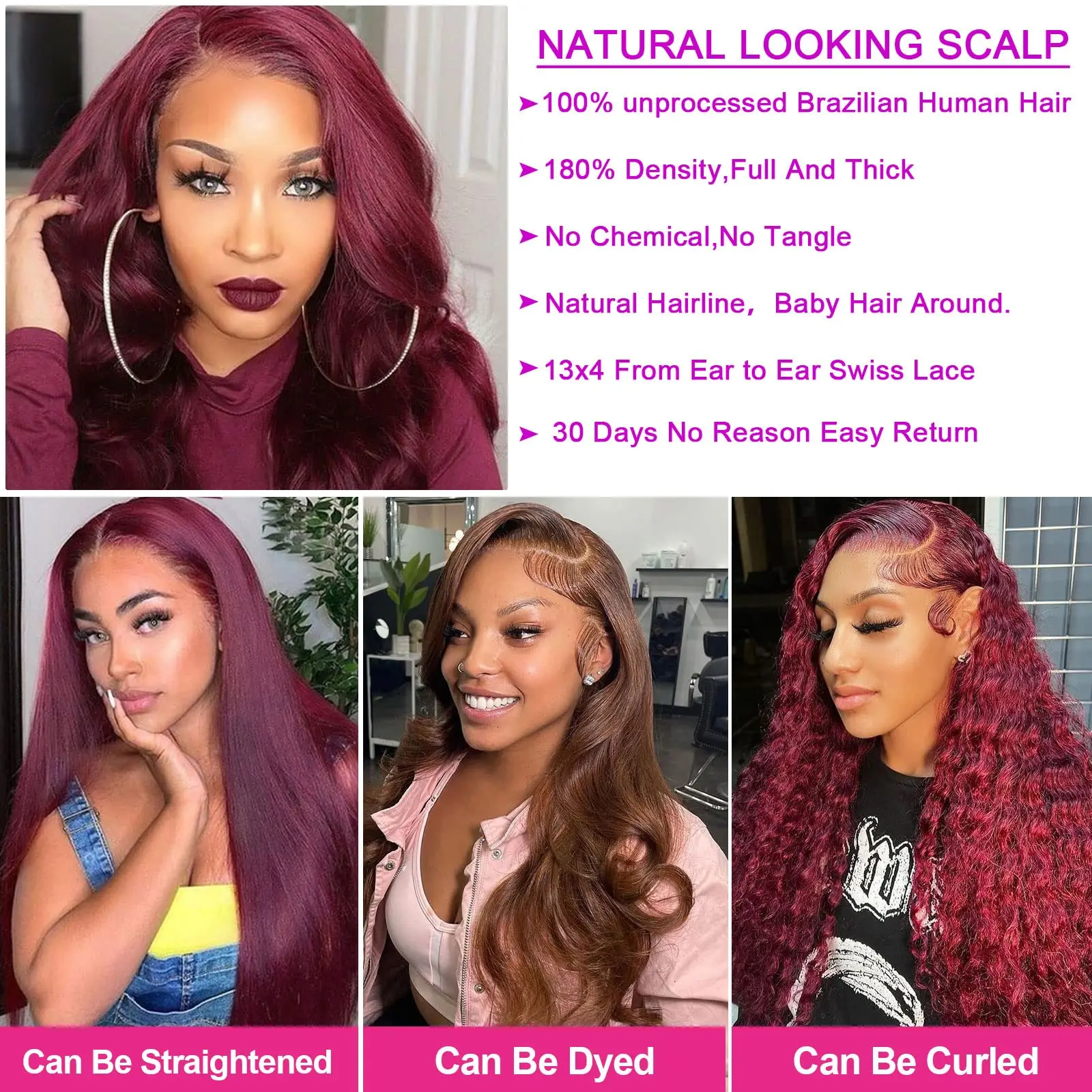 13x6 Hd Lace Frontal Wig 30 32 Inch Pre Plucked Transparent Lace Wig99j Burgundy Body Wave Lace Front Human Hair Wigs For Women
13x6 Hd Lace Frontal Wig 30 32 Inch Pre Plucked Transparent Lace Wig99j Burgundy Body Wave Lace Front Human Hair Wigs For Women