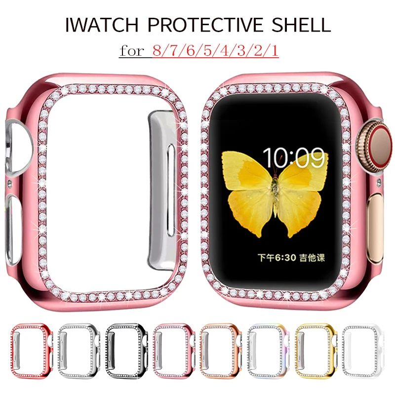 Блестящий Защитный чехол для Apple Watch 7 8 5 6 SE 4 Series, ультратонкая защитная рамка для ремешка 49 мм 45 мм 40 мм 44 мм 42 мм 38 мм Iwatch
Блестящий Защитный чехол для Apple Watch 7 8 5 6 SE 4 Series, ультратонкая защитная рамка для ремешка 49 мм 45 мм 40 мм 44 мм 42 мм 38 мм Iwatch