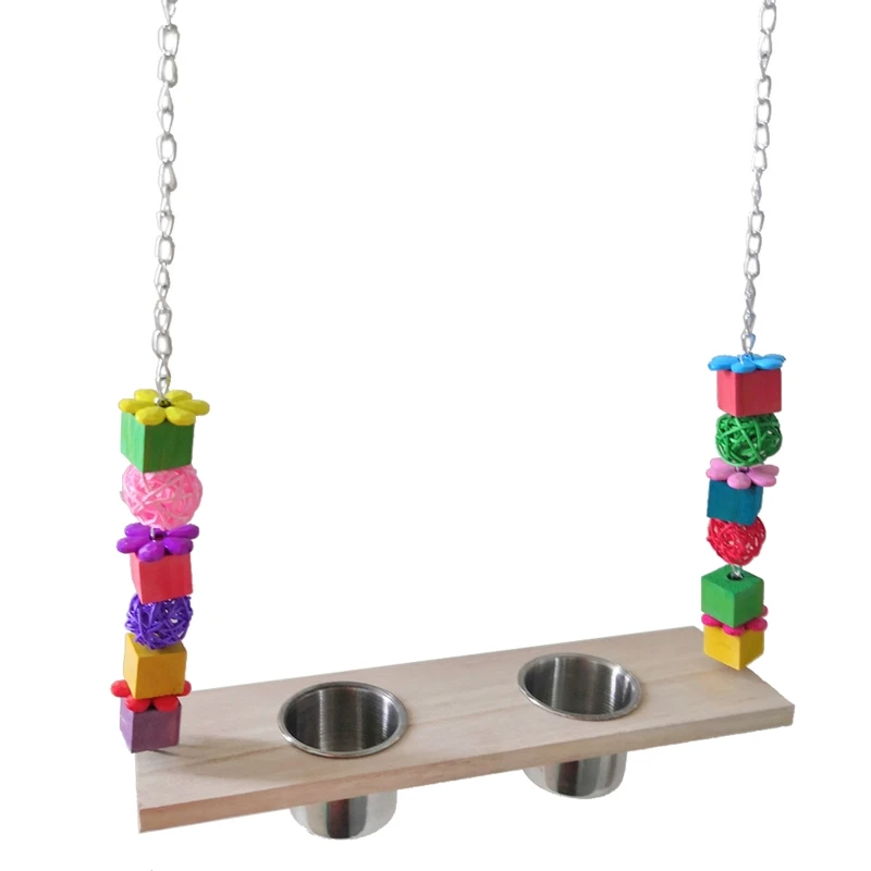 Hanging Bird Feeder Stainless Steel Food Water Bowl Swing Perch Stand Platform New Dropship
Hanging Bird Feeder Stainless Steel Food Water Bowl Swing Perch Stand Platform New Dropship