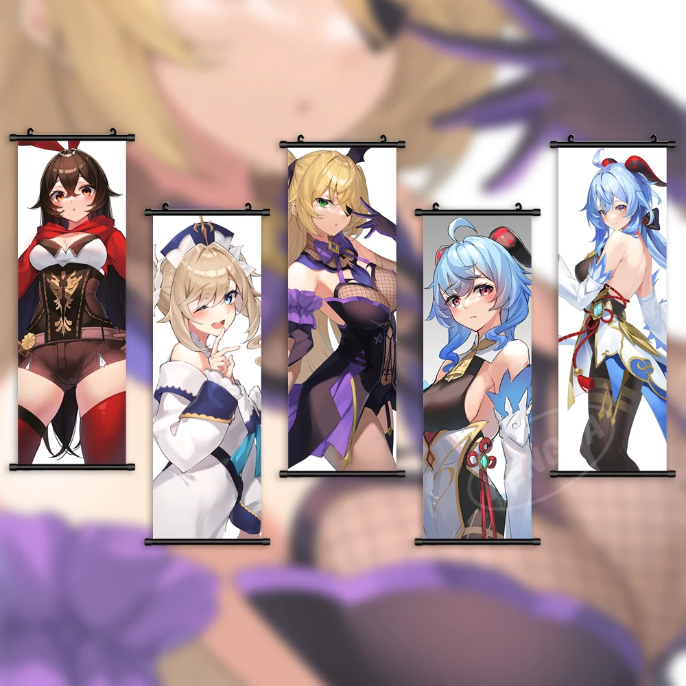 HD Scrolls Genshin Impact Canvas Print Kamisato Ayaka Picture Shenhe bWall Art Kujo Sara Painting Hanging Game Poster Home Decor
HD Scrolls Genshin Impact Canvas Print Kamisato Ayaka Picture Shenhe bWall Art Kujo Sara Painting Hanging Game Poster Home Decor