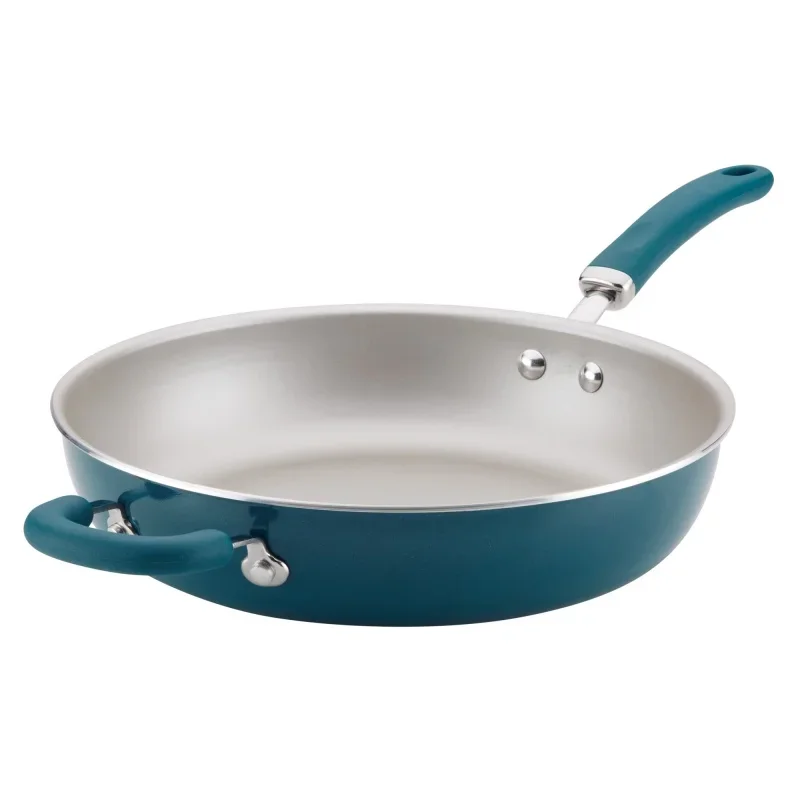 Rachael Ray Создайте вкусную 12,5 "антипригарную глубокую сковороду, мерцающий бирюзовый
Rachael Ray Создайте вкусную 12,5 "антипригарную глубокую сковороду, мерцающий бирюзовый
