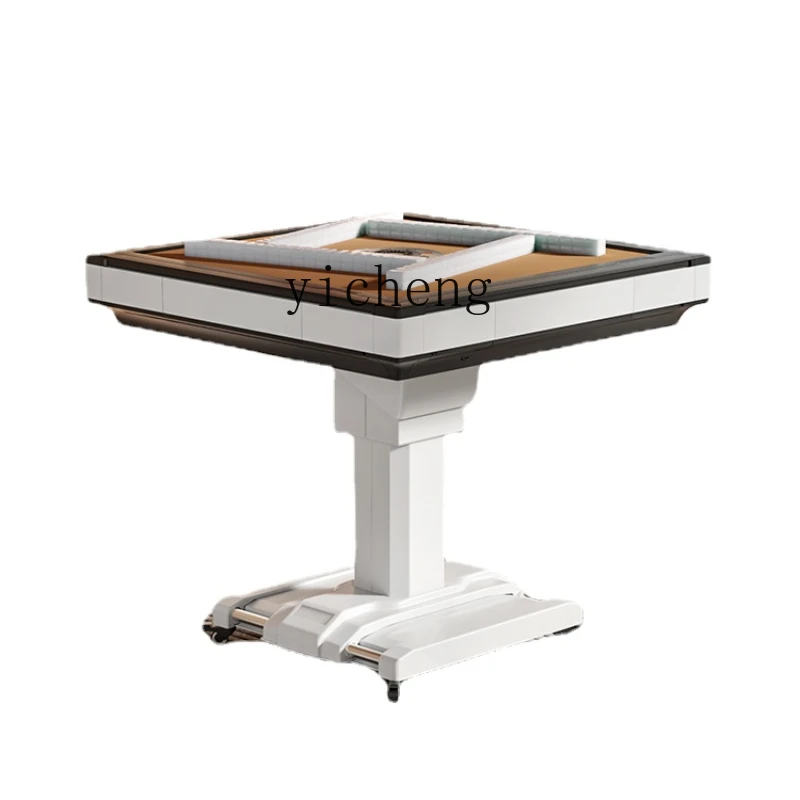 

Zk Electric Double Drive Folding Automatic Mahjong Machine Household Mahjong Dining Table Dual-Purpose in One Four-Mouth Machine