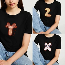Women T-shirt Female Casual Colorful Animal Letters O-neck Fashion Harajuku Y2K Short Sleeve Girl Graphic T-shirt T-shirts Woman 
Women T-shirt Female Casual Colorful Animal Letters O-neck Fashion Harajuku Y2K Short Sleeve Girl Graphic T-shirt T-shirts Woman