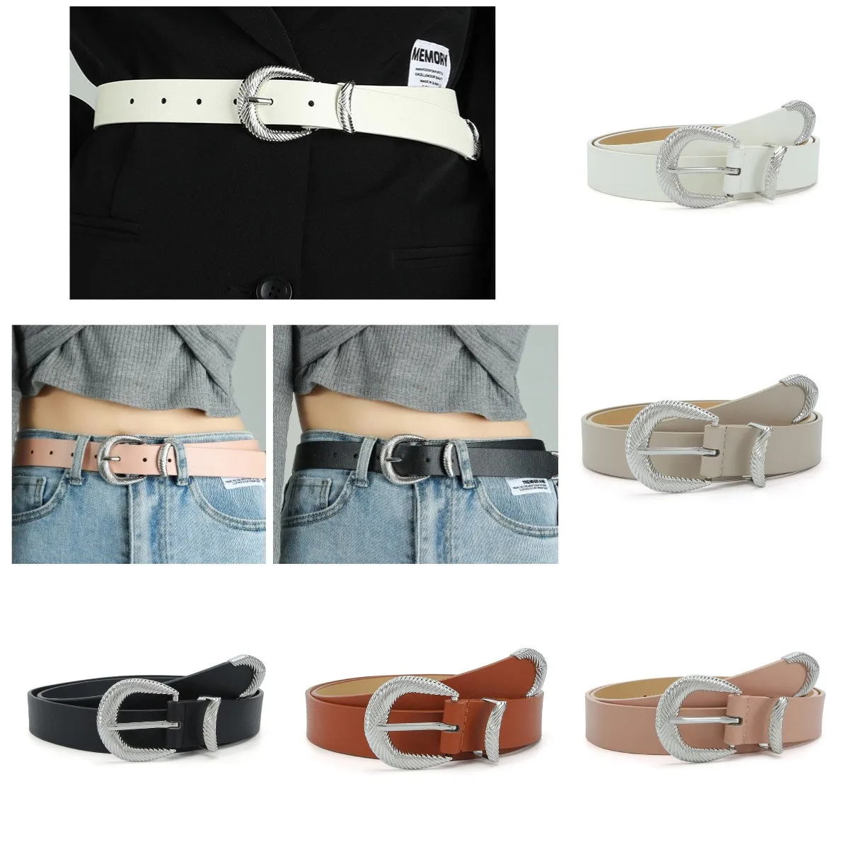 2022 PU Leather Simple Metal Buckle Women Belts New Belt Girls Dress Jean Pants Waistband Belts for Lady Luxury Designer Brand
2022 PU Leather Simple Metal Buckle Women Belts New Belt Girls Dress Jean Pants Waistband Belts for Lady Luxury Designer Brand