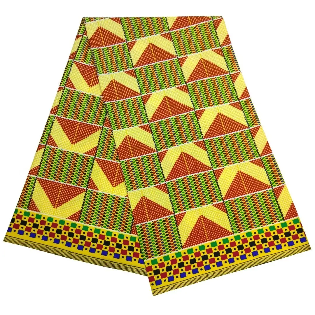 

Africa Ankara Prints Batik Pagne Wax Fabric African Dress Craft Sewing Textile 100% Polyester High Quality Nigeria Tissu 1360