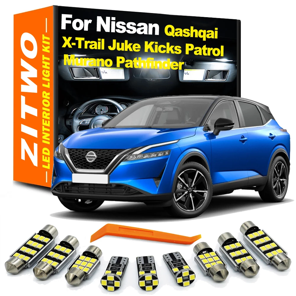 ZITWO LED Interior Light Kit For Nissan Qashqai J10 J11 J12 X-Trail T30 T31 T32 T33 Kicks Juke Pathfinder Murano Patrol Y61 Y62
ZITWO LED Interior Light Kit For Nissan Qashqai J10 J11 J12 X-Trail T30 T31 T32 T33 Kicks Juke Pathfinder Murano Patrol Y61 Y62