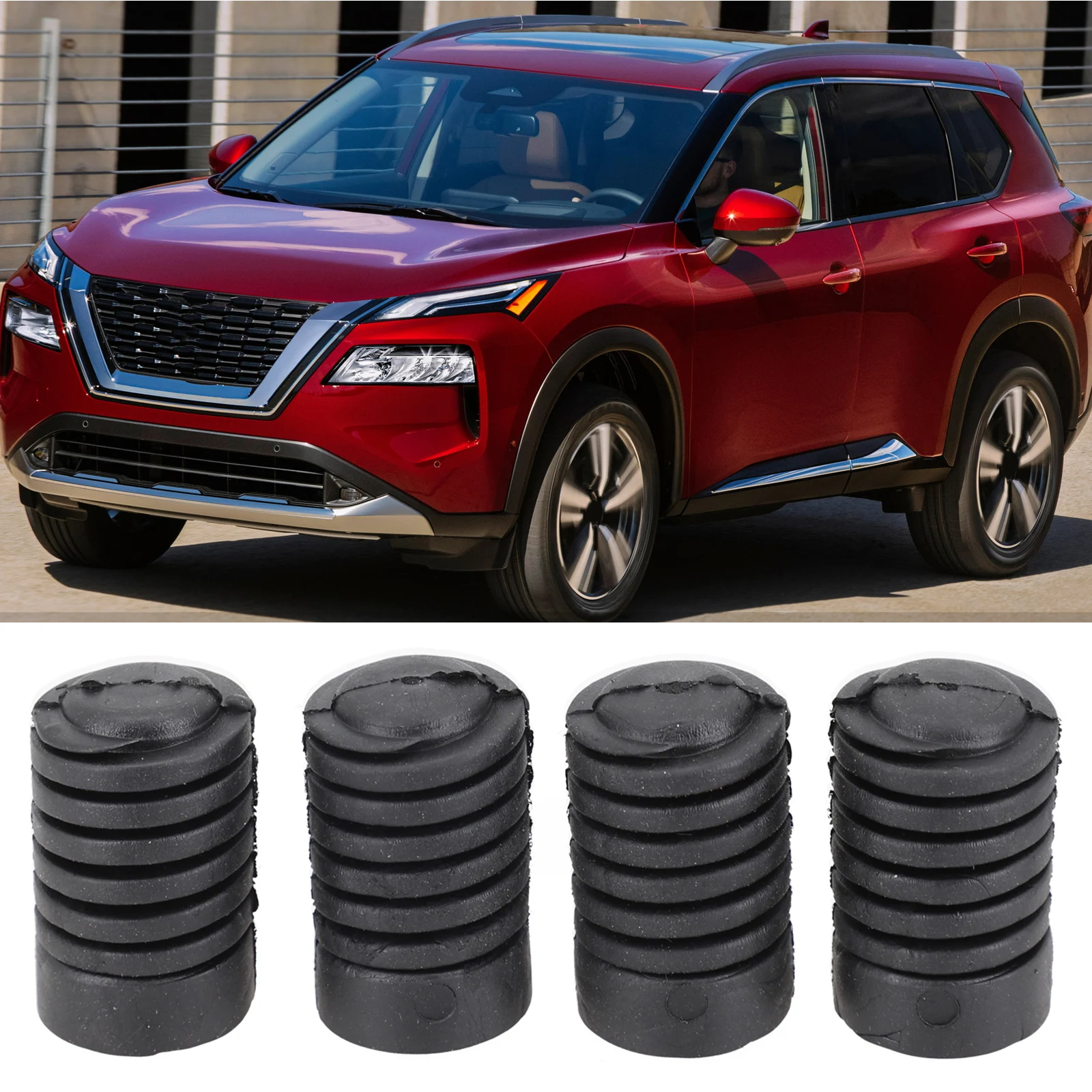 4 Pcs Car Hood Tailgate Rubber Bumper Black Car Accessories Car Trunk Tailgate Door Engine Hood For Nissan 817381J000
4 Pcs Car Hood Tailgate Rubber Bumper Black Car Accessories Car Trunk Tailgate Door Engine Hood For Nissan 817381J000