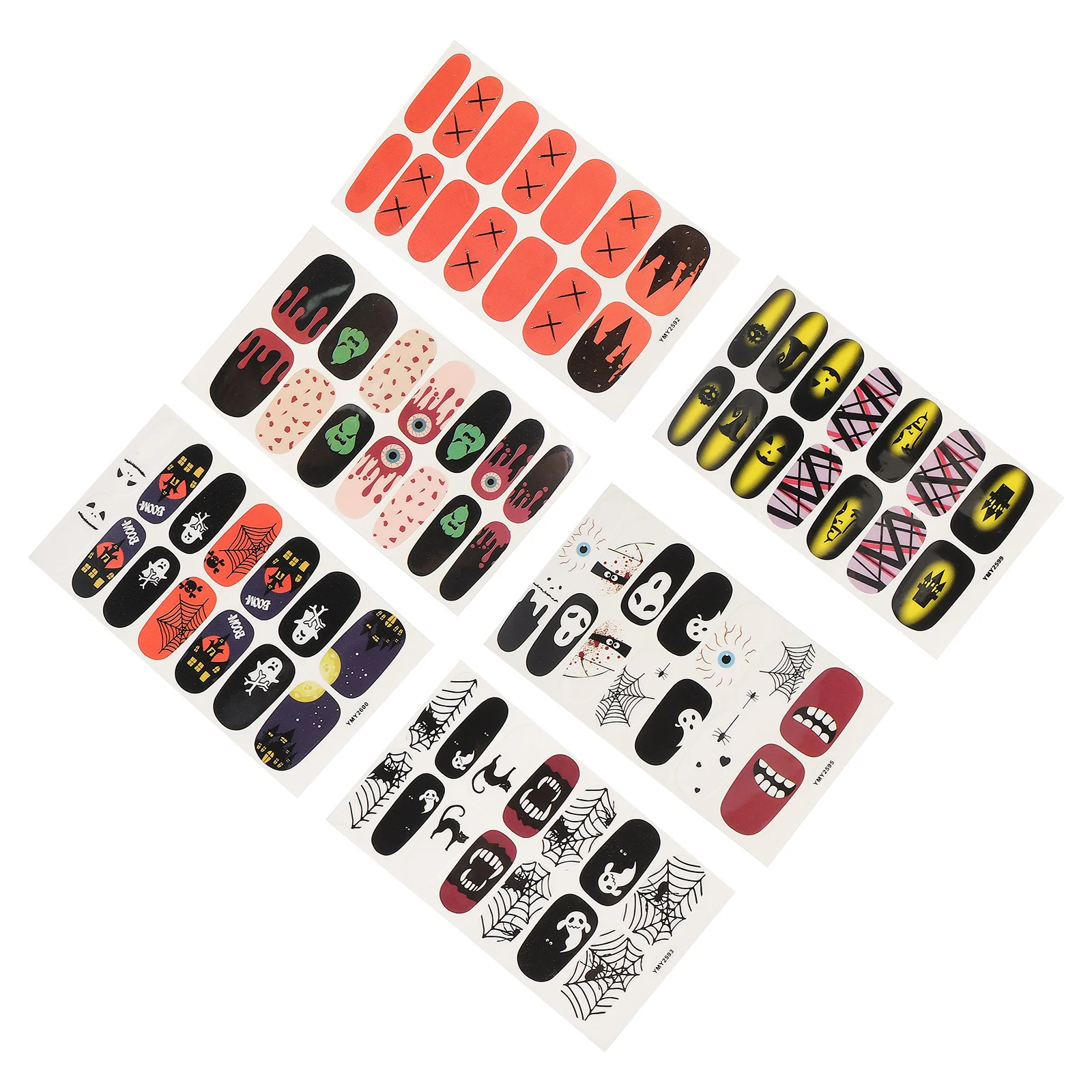 6 Sheets Full Nail Wraps Stickers Spider Pattern Adhesive Nail Decal Full Cover Fingernail Decal for DIY
6 Sheets Full Nail Wraps Stickers Spider Pattern Adhesive Nail Decal Full Cover Fingernail Decal for DIY
