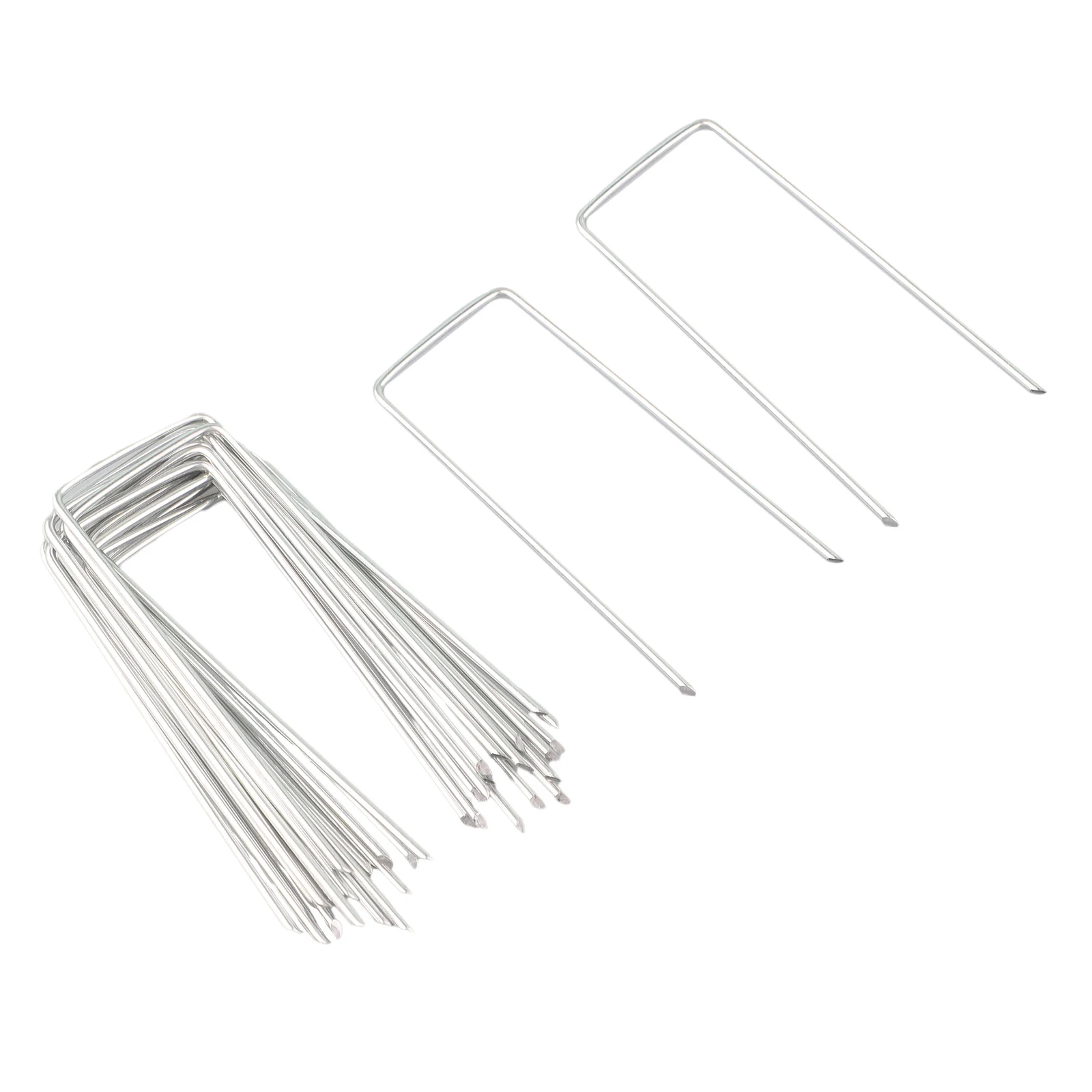 20 Pcs Galvanised Metal Ground U Tent Pegs Gazebo Camping Tarpaulin Hooks Greenhouse Garden Tools For Garden Lawn Plant Fixation
20 Pcs Galvanised Metal Ground U Tent Pegs Gazebo Camping Tarpaulin Hooks Greenhouse Garden Tools For Garden Lawn Plant Fixation