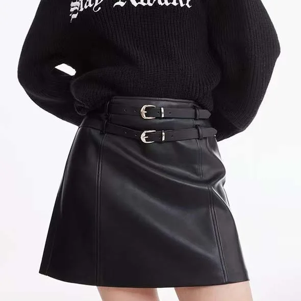 Genuine Leather Pants~2024 Spring/Summer Fashionable New Style~Sheepskin Short Skirt Casual Versatile Street Fashion Cool Slim S
Genuine Leather Pants~2024 Spring/Summer Fashionable New Style~Sheepskin Short Skirt Casual Versatile Street Fashion Cool Slim S