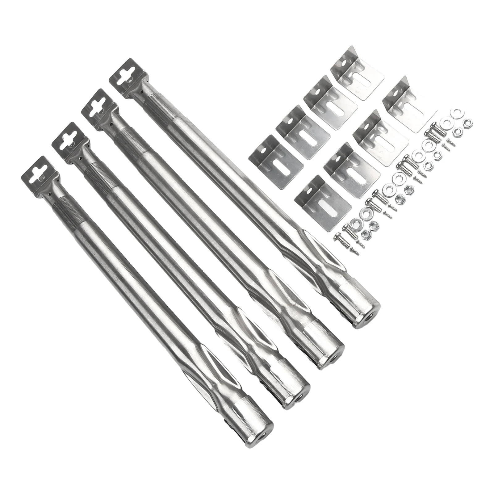 Adjustable Length Stainless Steel Burner Set for Gas Grill 4 Pcs Universal Fit Smooth Heat Distribution 11mm Hole
Adjustable Length Stainless Steel Burner Set for Gas Grill 4 Pcs Universal Fit Smooth Heat Distribution 11mm Hole