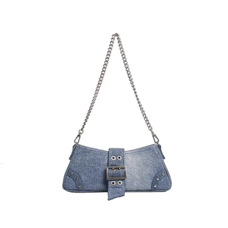 Women's Bag Korean Niche New Denim Shoulder Underarm Bag Sweet and Spicy Style High-grade
Women's Bag Korean Niche New Denim Shoulder Underarm Bag Sweet and Spicy Style High-grade