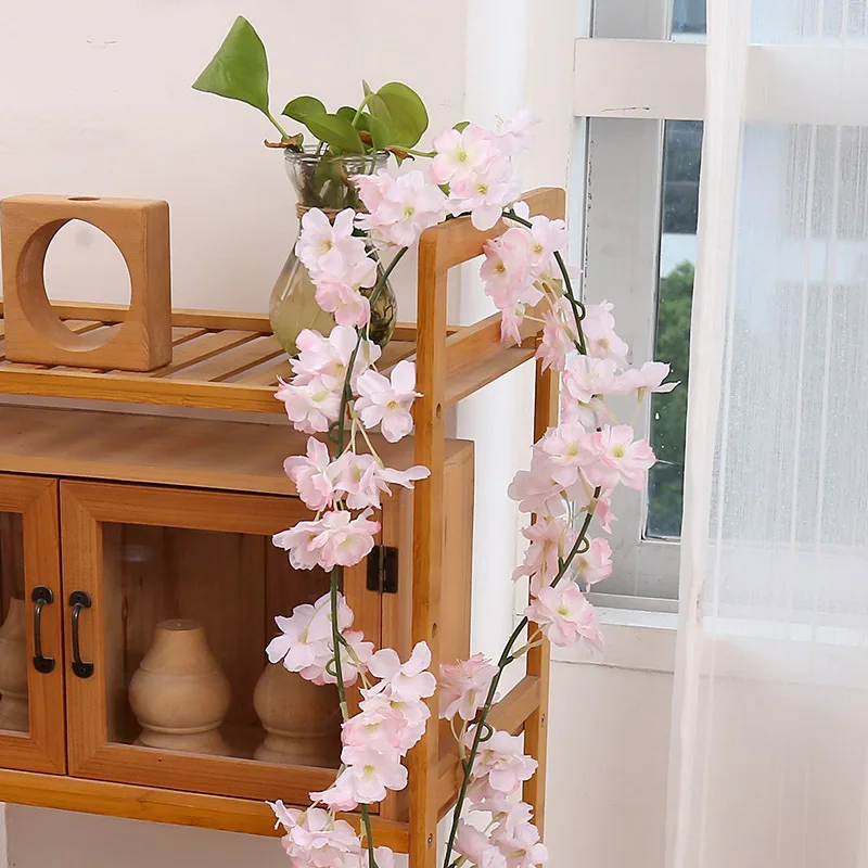 2022 New 144 Flower Ceiling Rattan Cherry Blossom Rattan Artificial Flower Celebration Cherry Blossom Decorative Flower March 8
2022 New 144 Flower Ceiling Rattan Cherry Blossom Rattan Artificial Flower Celebration Cherry Blossom Decorative Flower March 8