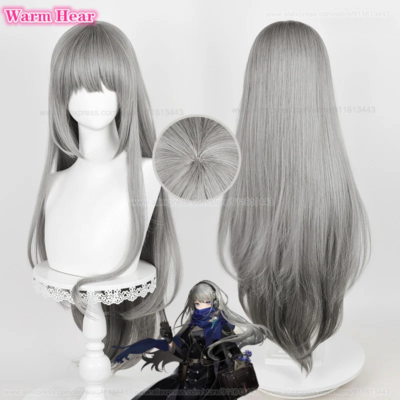 

Bkornblume Cosplay Wig Game Reverse 1999 Long 85cm Gray Gradient Wigs Cosplay Anime Wig Heat Resistant Synthetic Wigs + Wig Cap