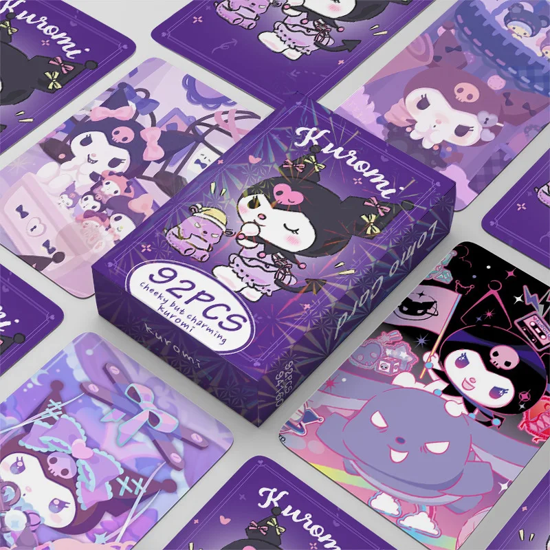 92 шт./Набор Kawaii Sanrio Lomo наклейки для карт KUROMI Мультяшные закладки HD печатные коллекционные открытки фотооткрытки подарки
92 шт./Набор Kawaii Sanrio Lomo наклейки для карт KUROMI Мультяшные закладки HD печатные коллекционные открытки фотооткрытки подарки