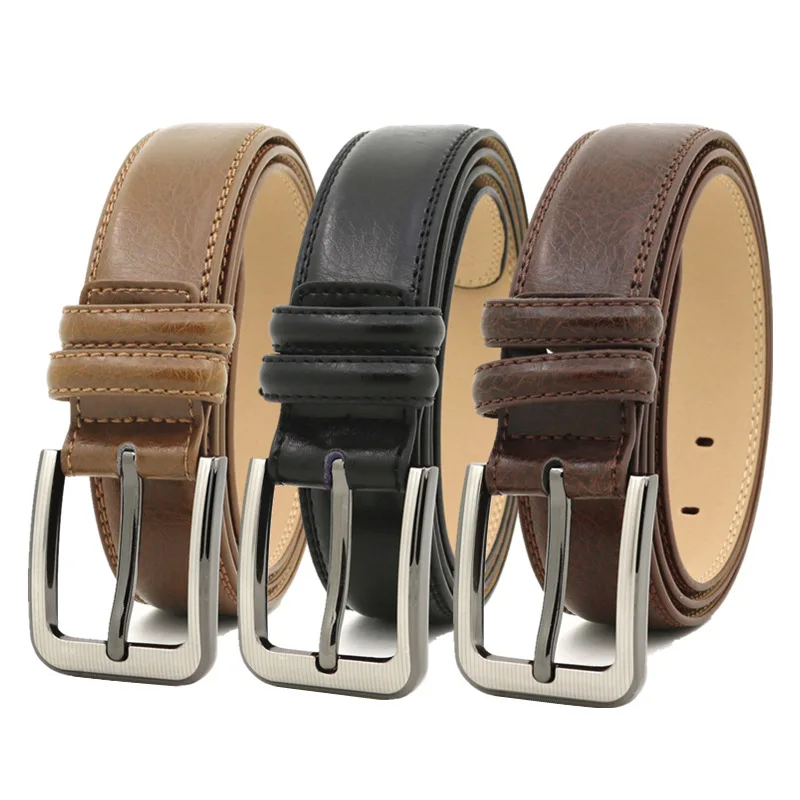 Genuine Leather For Men's High Quality Buckle Jeans Cowskin Casual Belts Cowboy Waistband Male Belt
Genuine Leather For Men's High Quality Buckle Jeans Cowskin Casual Belts Cowboy Waistband Male Belt