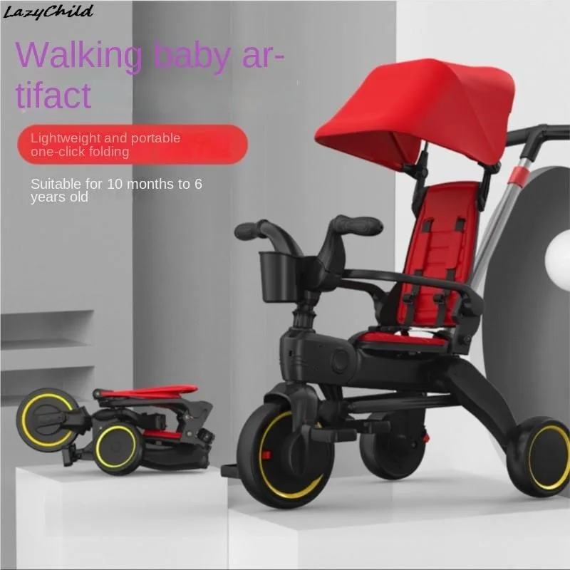 Walking Baby God Tool Handcart 1-6 Years Old Three Wheel Anti Rollover Simple And Lightweight Folding Pedal Bicycle Lazychild
Walking Baby God Tool Handcart 1-6 Years Old Three Wheel Anti Rollover Simple And Lightweight Folding Pedal Bicycle Lazychild