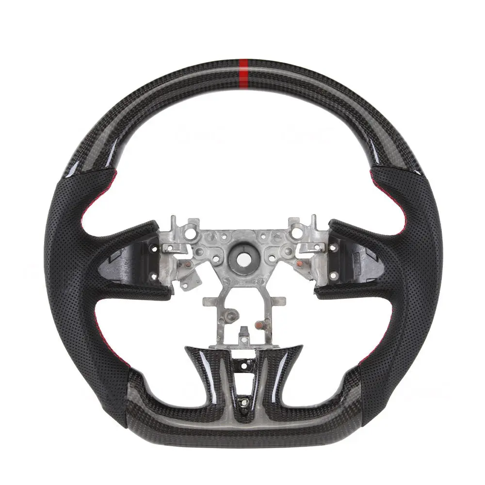 Custom Carbon Fiber Steering Wheel Nappa Perforated Leather For Infiniti Q50 2014-2016
Custom Carbon Fiber Steering Wheel Nappa Perforated Leather For Infiniti Q50 2014-2016