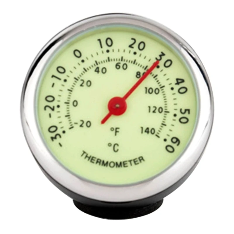 Small Round Thermometer Stick-on Temperature Gauge ℃/ °F Display for Automobile Household 40mm Panel Diamter Portable
Small Round Thermometer Stick-on Temperature Gauge ℃/ °F Display for Automobile Household 40mm Panel Diamter Portable