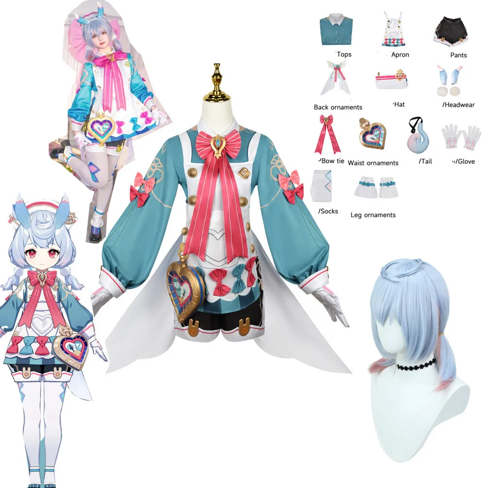 Sigewinne Cosplay Genshin Impact Costume Fontaine Melusine Fortress of Meropide Head Nurse Wig Tail Ear Uniform Halloween Party
Sigewinne Cosplay Genshin Impact Costume Fontaine Melusine Fortress of Meropide Head Nurse Wig Tail Ear Uniform Halloween Party