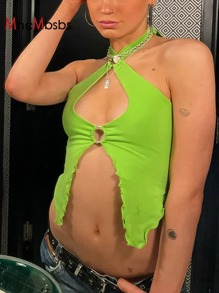 Halter Backless Cut Out Crop Tops Women Off Shoulder Sleeveless Camisole Tank Top 2022 Summer Harajuku Lolita Y2K Clothes
Halter Backless Cut Out Crop Tops Women Off Shoulder Sleeveless Camisole Tank Top 2022 Summer Harajuku Lolita Y2K Clothes