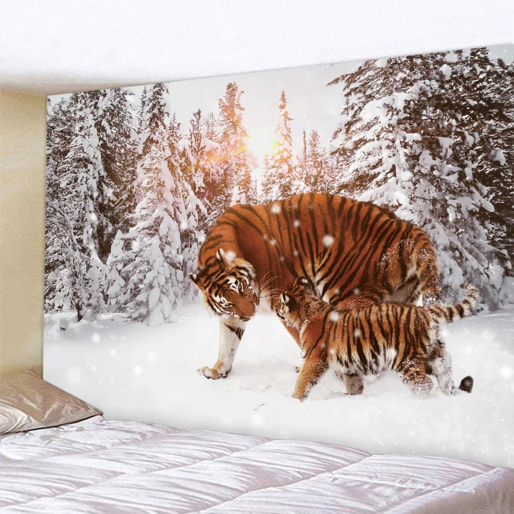 Tiger Psychedelic Scene Home Decor Art Tapestry Hippie Mandala Wall Hanging Boho Room Wall Decor Background Cloth
Tiger Psychedelic Scene Home Decor Art Tapestry Hippie Mandala Wall Hanging Boho Room Wall Decor Background Cloth