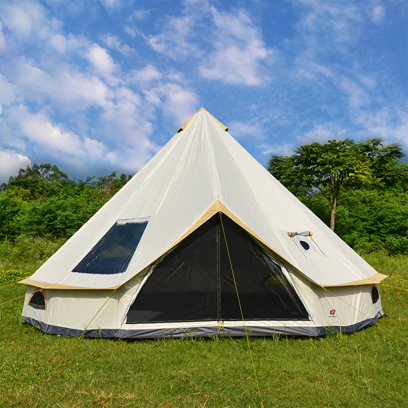 6-10Persons Travel Hiking Outdoor Camping Glaming Luxury Mongolia Yurt Family Antistorm Castle Tent Silver Coated UV Function
6-10Persons Travel Hiking Outdoor Camping Glaming Luxury Mongolia Yurt Family Antistorm Castle Tent Silver Coated UV Function