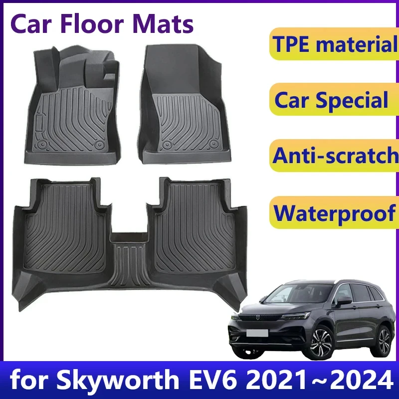 Автомобильный коврик из ТПЭ для Skyworth EV6 Skywell ET5 2021 ~ 2024 2023, универсальный кожаный коврик для ног, LHD ковер, коврик, подушка, автомобильные аксессуары
Автомобильный коврик из ТПЭ для Skyworth EV6 Skywell ET5 2021 ~ 2024 2023, универсальный кожаный коврик для ног, LHD ковер, коврик, подушка, автомобильные аксессуары