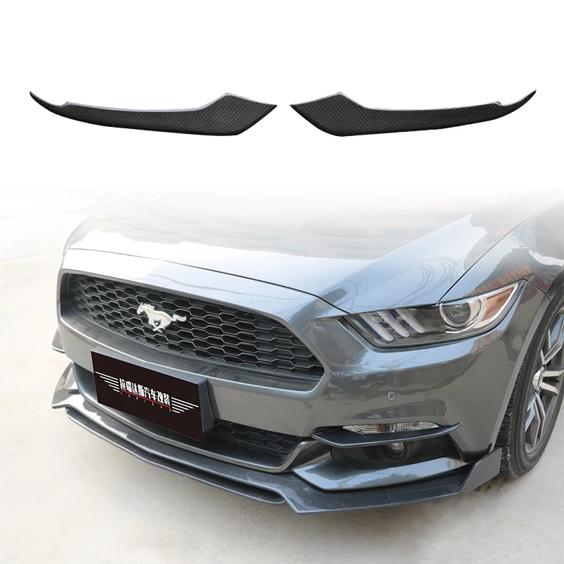 For 2015 2016 2017 Ford Mustang Front Bumper Winglets LARIDAS Style Carbon Fiber Material Front Turning Light Blade Splitter
For 2015 2016 2017 Ford Mustang Front Bumper Winglets LARIDAS Style Carbon Fiber Material Front Turning Light Blade Splitter